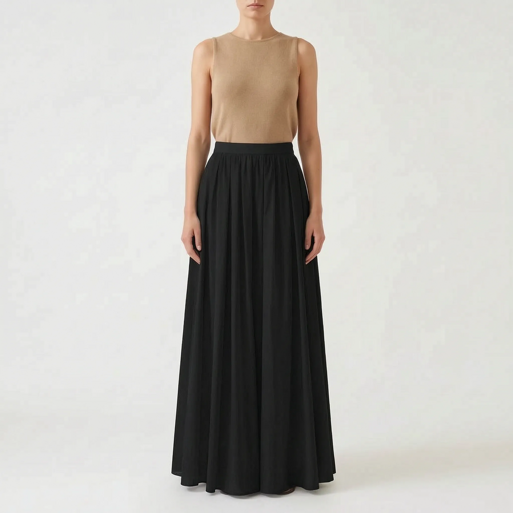 AeroSkrt | High Waisted Full Maxi Skirt