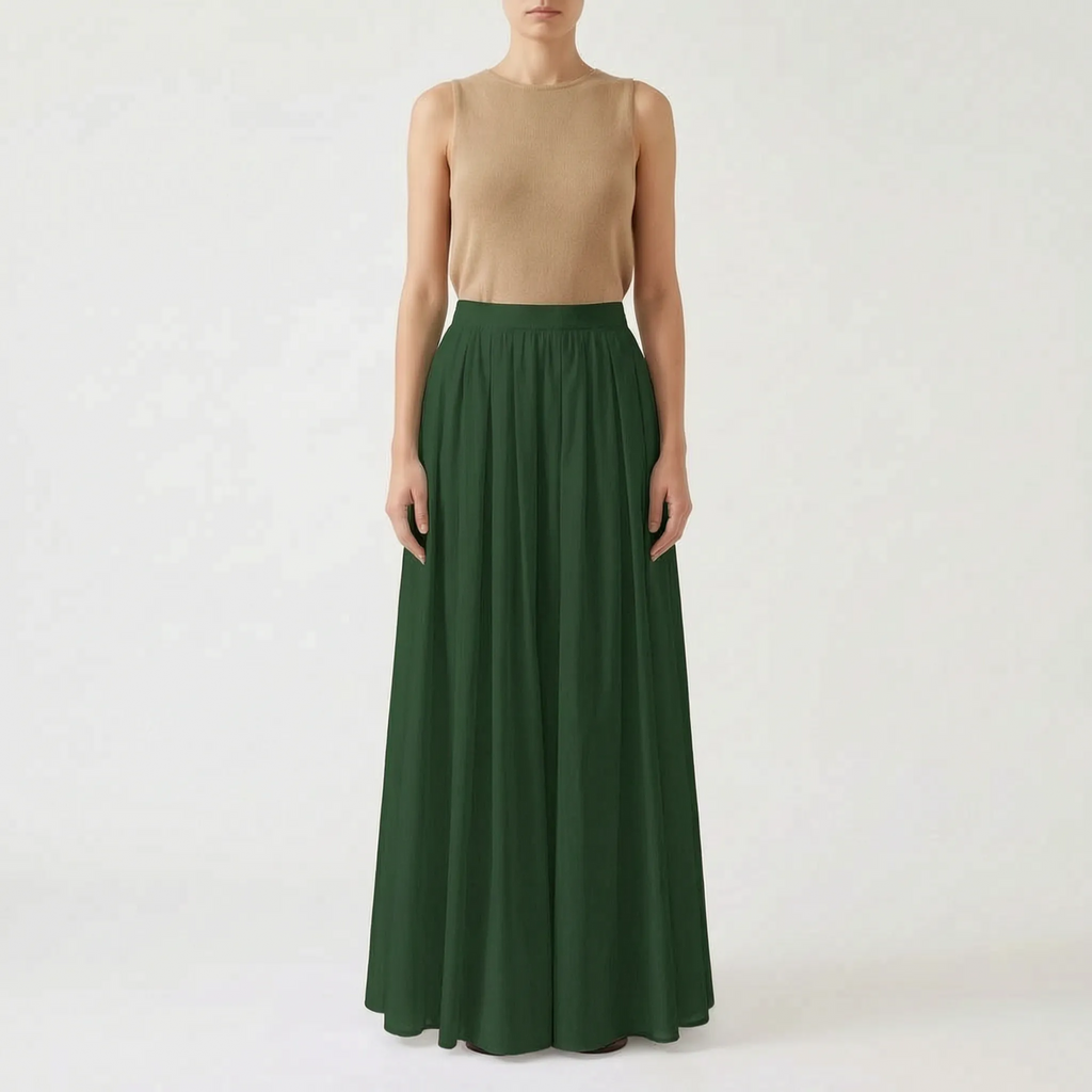 AeroSkrt | High Waisted Full Maxi Skirt
