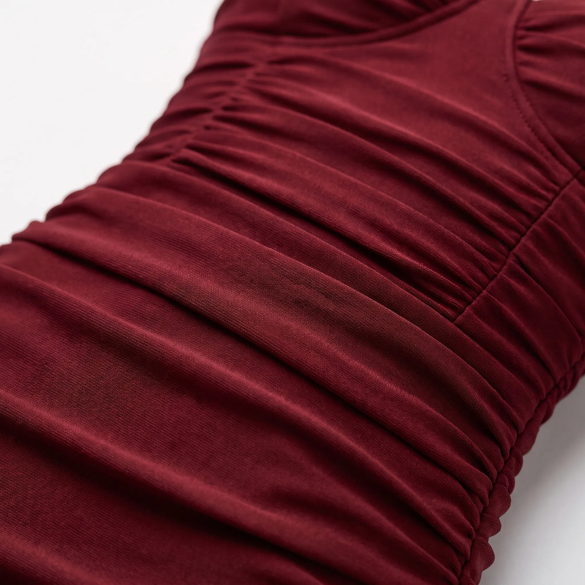EvoraGown | Strapless Ruched Bodycon Maxi Dress