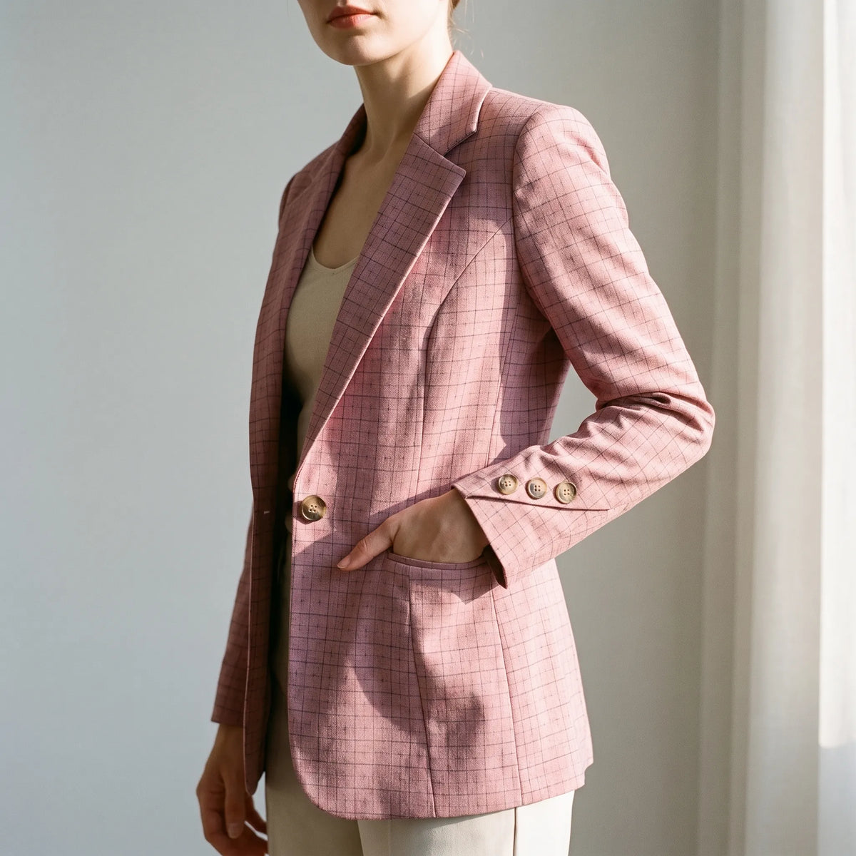 GridBlazer | Tailored Structured Woman Blazer