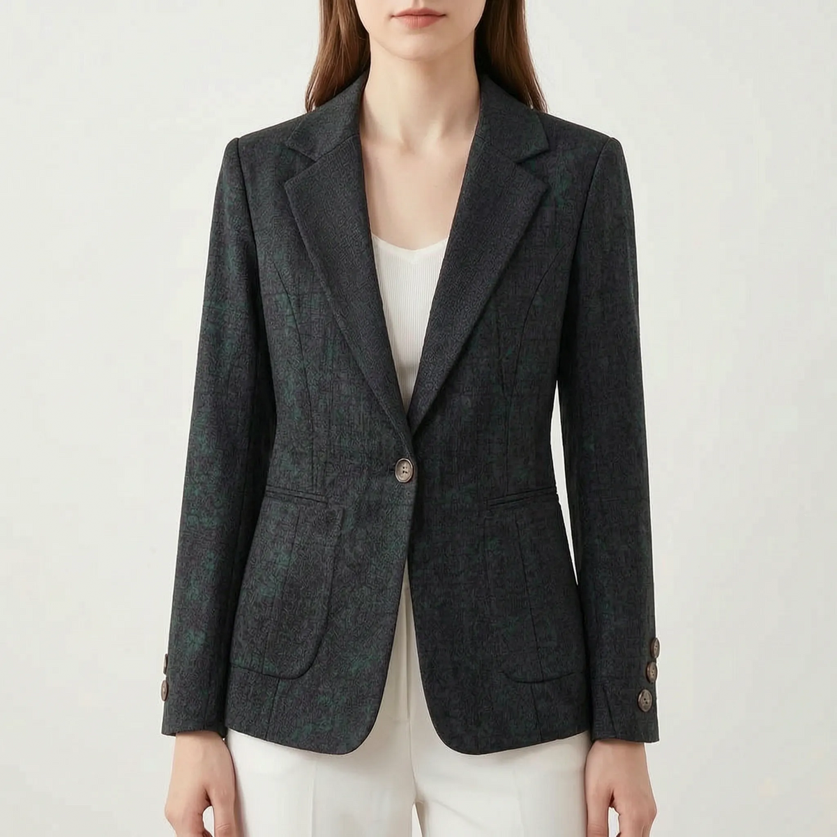 GridBlazer | Tailored Structured Woman Blazer