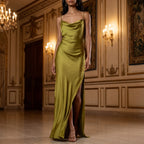 Lumeva | Formal Cowl Neck Maxi Dress
