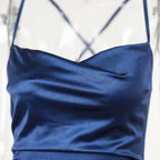 LuminaGown | Formal Cowl Neck Maxi Dress