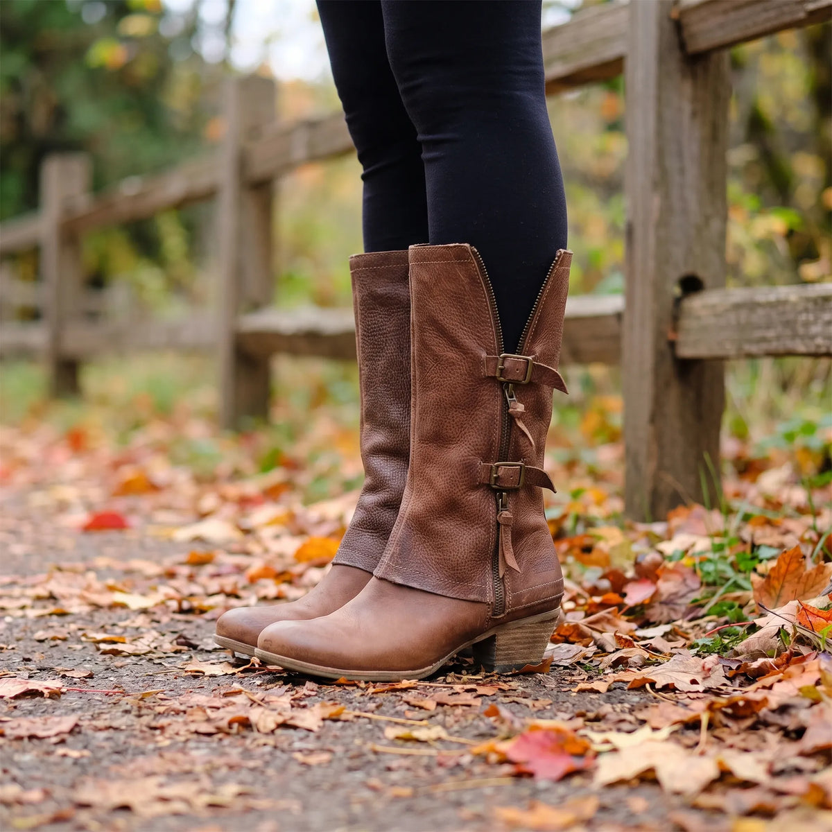 VelaBoots | Brown Mid-Calf Boots