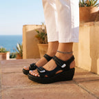 VentoWedge | Women's Double Strap Wedge Sandals