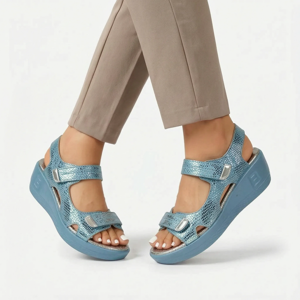 VentoWedge | Women's Double Strap Wedge Sandals