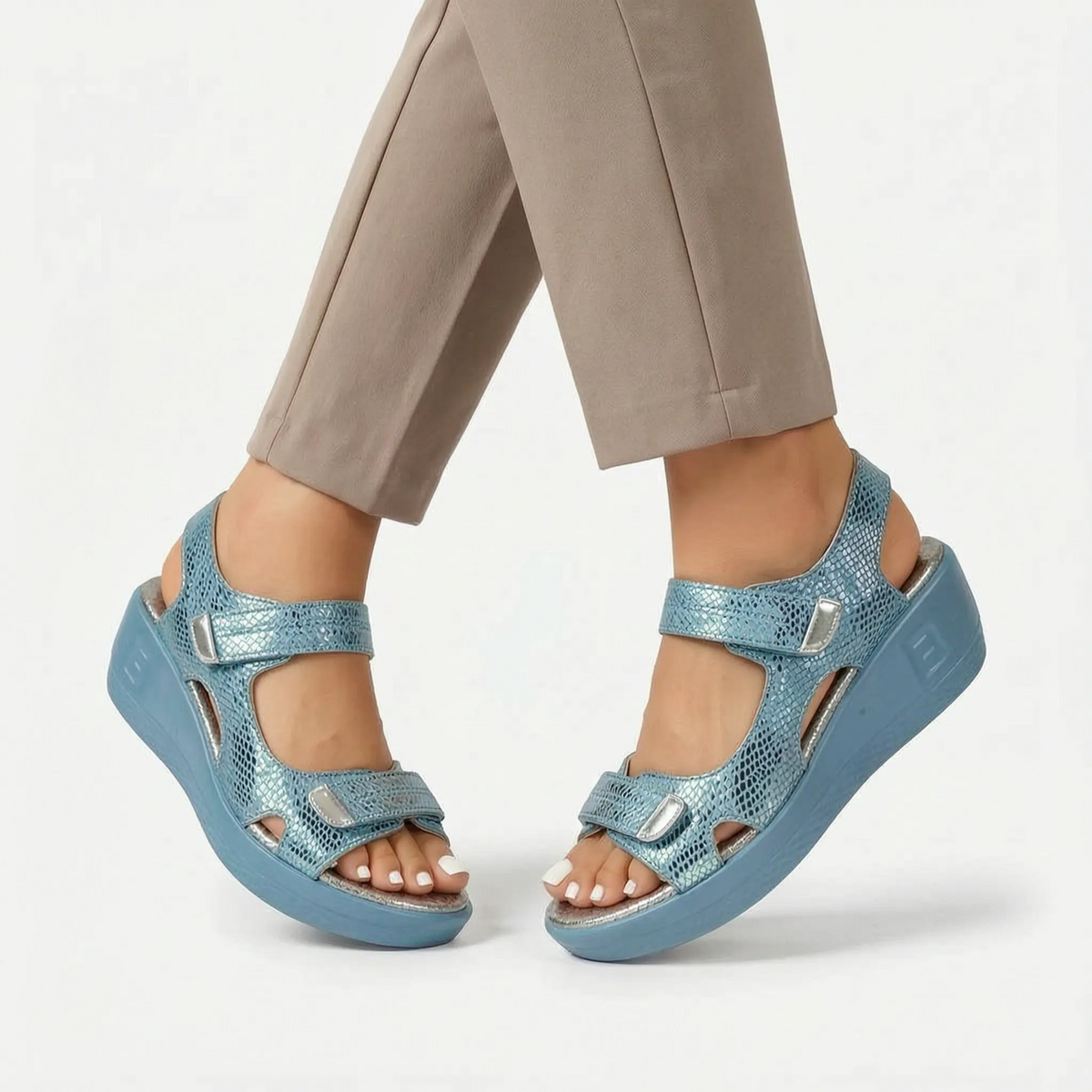 VentoWedge | Women's Double Strap Wedge Sandals